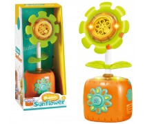 Elektrinė muilo burbulų mašina | Saulėgrąža su šviesos ir garso efektais | Woopie 54108