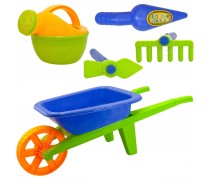 Vaikiškas sodo karutis su įrankiais | Mažojo sodininko rinkinis, 13 dalių | Woopie 54160