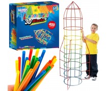 Konstruktorius šviečiantys šiaudeliai | 400 dalių | Woopie 54245 Konstruktorius šviečiantys šiaudeliai | 400 dalių | Woopie 54245