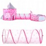 Žaidimų palapinė 3in1 | Princesės pilis XXL su tuneliu ir baseinu | Woopie 54412