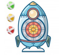 Taiklumo žaidimas su lipniais kamuoliukais | Raketa | Woopie 54511