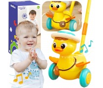 Stumdukas ančiukas | Su šviesos ir garso efektais | WOOPIE 54696 Stumdukas ančiukas | Su šviesos ir garso efektais | WOOPIE 54696