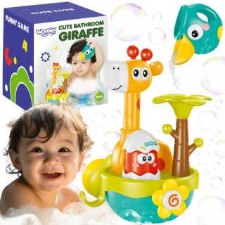 Vonios žaislas | Žirafa su piltuvėliu ir siurbtuku | Woopie Baby 54726