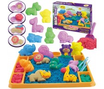 Kinetinis smėlis | XL ZOO rinkinys su formelėmis | WOOPIE 54771 Kinetinis smėlis | XL ZOO rinkinys su formelėmis | WOOPIE 54771