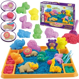 Kinetinis smėlis | XL ZOO rinkinys su formelėmis | WOOPIE 54771 Kinetinis smėlis | XL ZOO rinkinys su formelėmis | WOOPIE 54771