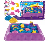 Kinetinis smėlis | Vienaragio rinkinys su staliuku 0,6 kg | WOOPIE 54788 Kinetinis smėlis | Vienaragio rinkinys su staliuku 0,6 kg | WOOPIE 54788