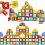 Magnetinės kaladėlės | 3D edukacinis konstruktorius Pilis 100 vnt. | Woopie 54856