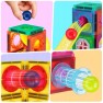 Magnetinis konstruktorius | Kamuoliukų trasa | Edukacinis 3D rinkinys 42 el. | WOOPIE 54917