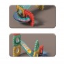Magnetinis konstruktorius Kamuoliukų trasa | Edukacinis 3D rinkinys 128 vnt. | WOOPIE 54931