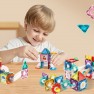 Magnetinis konstruktorius su kamuoliukų trasa | Edukacinis 3D 126 dalys | WOOPIE 54955