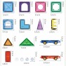 Magnetinis konstruktorius 3D | Edukacinis rinkinys | Pilis 110 vnt. | WOOPIE 54979