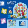 Magnetinis konstruktorius 3D | Edukacinis rinkinys | Pilis 110 vnt. | WOOPIE 54979