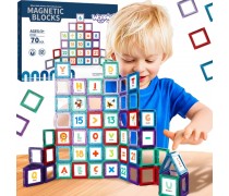 Magnetinis konstruktorius | Skaičių mokymasis, 70 dalių | Woopie 54986