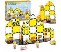 Magnetinis konstruktorius | Statybų aikštelė STEAM 47 el. | Woopie 55020