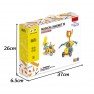 Magnetinis konstruktorius | 3D transporto priemonės 80 vnt. | WOOPIE 55051