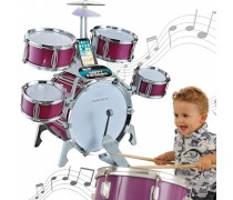 Elektroniniai būgnai vaikams | Lavinamasis muzikinis rinkinis su šviesomis | Woopie 55105 Elektroniniai būgnai vaikams | Lavinamasis muzikinis rinkinis su šviesomis | Woopie 55105