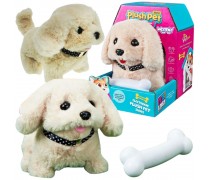 Interaktyvus pliušinis šuniukas | su kaulu ir garsais | Woopie 55259