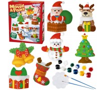 Kūrybinis gipso liejimo ir dažymo rinkinys | Pasidaryk pats - Kalėdos | Woopie 55280 Kūrybinis gipso liejimo ir dažymo rinkinys | Pasidaryk pats - Kalėdos | Woopie 55280