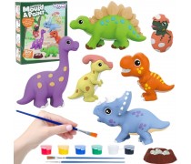 Kūrybinis gipso liejimo ir dažymo rinkinys | Dinozaurai | Woopie 55327 Kūrybinis gipso liejimo ir dažymo rinkinys | Dinozaurai | Woopie 55327
