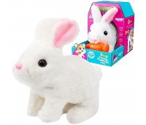 Interaktyvus pliušinis zuikutis | baltas, su morka | Woopie 55402