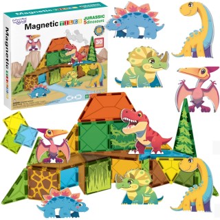 Magnetinis konstruktorius | Dinozaurai | Woopie 558390