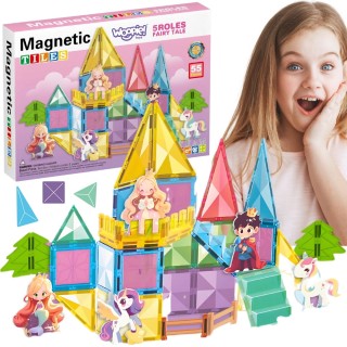 Magnetinis konstruktorius | Pasakų pilis | 3D | WOOPIE 55853