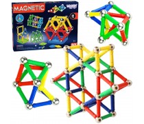 Magnetinis konstruktorius | 3D konstrukcinis 58 vnt. | WOOPIE 55891