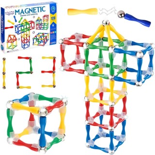 Magnetinis konstruktorius | 3D 128 dalių XXL | WOOPIE 55907