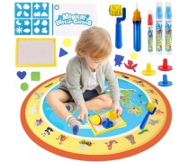 Vandens piešimo kilimėlis | Apvalus ZOO 23 el. | Woopie 56041