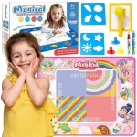 Piešimo kilimėlis | XXL rožinis su fėjomis | WOOPIE 56119