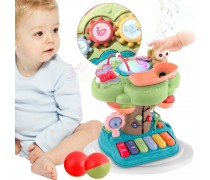 Interaktyvus edukacinis žaislas | su pianinu ir LED apšvietimu | WOOPIE 56157