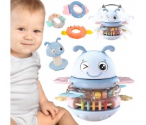 Sensorinis žaislas | Bitutė 2-in-1 Barškutis Kramtukas | WOOPIE 56164