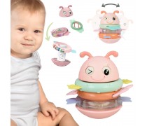 Sensorinis žaislas | Bitutė 2-in-1 Barškutis Kramtukas | WOOPIE 56171