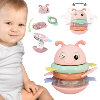 Sensorinis žaislas | Bitutė 2-in-1 Barškutis Kramtukas | WOOPIE 56171