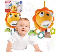 Muzikinis migdukas | Interaktyvus pliušinis žaislas su pakabukais ir kramtukais | WOOPIE 56317 Muzikinis migdukas | Interaktyvus pliušinis žaislas su pakabukais ir kramtukais | WOOPIE 56317