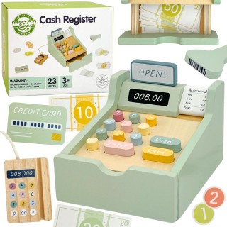 Medinis kasos aparatas | Edukacinis su priedais | WOOPIE 56430