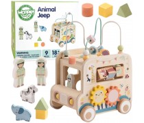 Manipuliacinis kubas | Medinis safario visureigis FSC | WOOPIE GREEN 56454 Manipuliacinis kubas | Medinis safario visureigis FSC | WOOPIE GREEN 56454