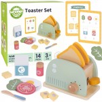 Medinis skrudintuvas | pusryčių rinkinys su priedais GREEN FSC | WOOPIE 56478