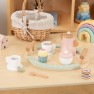 Medinis arbatos ir kavos rinkinys | Pastelinis 12 dalių FSC | WOOPIE 56485