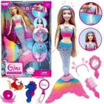 Lėlė undinėlė | Džina su šviesos ir garso efektais | WOOPIE 56829