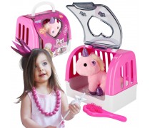 Pliušinis vienaragis | su nešiojamu nameliu | Woopie 56836 Pliušinis vienaragis | su nešiojamu nameliu | Woopie 56836