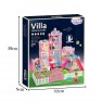 Lėlių namelis | Vila su apšvietimu, 275 el. | WOOPIE 56881 Lėlių namelis | Vila su apšvietimu, 275 el. | WOOPIE 56881