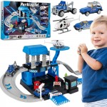 Žaislinis policijos garažas | Dviaukštis | WOOPIE 56942