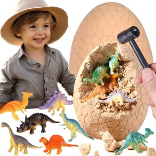 Archeologo rinkinys | Dinozauro kiaušinis su 12 figūrėlių | Woopie 57048
