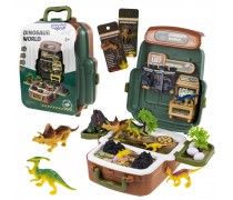 Dinozaurų rinkinys lagamine | Dinosaur World | Woopie 57093