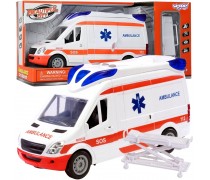 Žaislinis greitosios pagalbos automobilis | su šviesos ir garso efektais | Woopie 57185