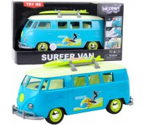 Žaislinis mikroautobusas | Surfing Bus su šviesos ir garso efektais | Woopie 57208 Žaislinis mikroautobusas | Surfing Bus su šviesos ir garso efektais | Woopie 57208