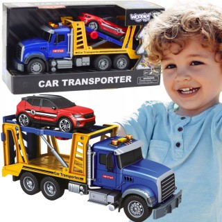 Žaislinis sunkvežimis autovežis | su šviesos ir garso efektais | Woopie 57215