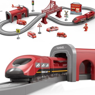 Elektrinis traukinukas | Ugniagesių tarnyba 66 el. | Woopie 57444 Elektrinis traukinukas | Ugniagesių tarnyba 66 el. | Woopie 57444