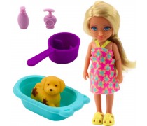 Lėlė su šuniuku ir vonia | keičiantis spalvą Royal | Woopie 57635 Lėlė su šuniuku ir vonia | keičiantis spalvą Royal | Woopie 57635
